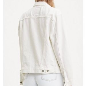 Levi’s Ex-Boyfriend White Trucker Jean Jacket